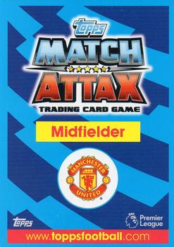 2017-18 Topps Match Attax Premier League #212 Juan Mata Back