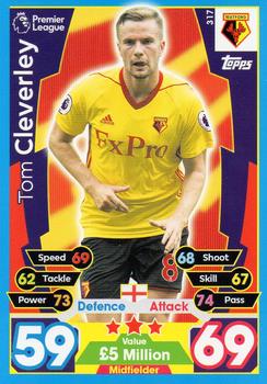 2017-18 Topps Match Attax Premier League #317 Tom Cleverley Front