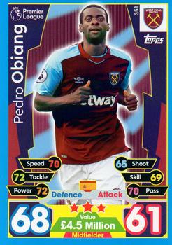2017-18 Topps Match Attax Premier League #351 Pedro Obiang Front