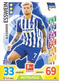 2017-18 Topps Match Attax Bundesliga #28 Alexander Esswein Front