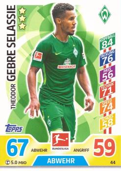 2017-18 Topps Match Attax Bundesliga #44 Theodor Gebre Selassie Front