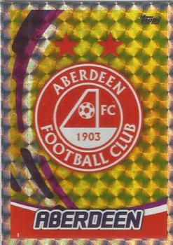 2017-18 Topps Match Attax SPFL #1 Aberdeen Club Badge Front