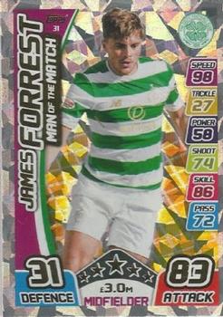 2017-18 Topps Match Attax SPFL #31 James Forrest Front