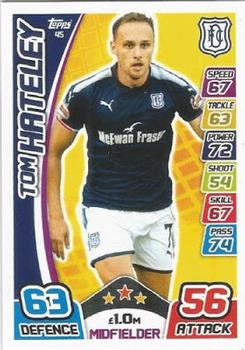 2017-18 Topps Match Attax SPFL #45 Tom Hateley Front