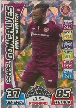2017-18 Topps Match Attax SPFL #86 Esmael Goncalves Front