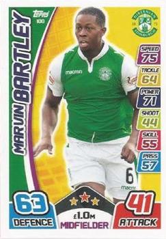 2017-18 Topps Match Attax SPFL #100 Marvin Bartley Front