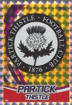 2017-18 Topps Match Attax SPFL #145 Partick Thistle Club Badge Front