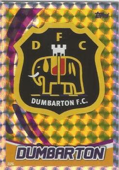 2017-18 Topps Match Attax SPFL #226 Dumbarton FC Club Badge Front