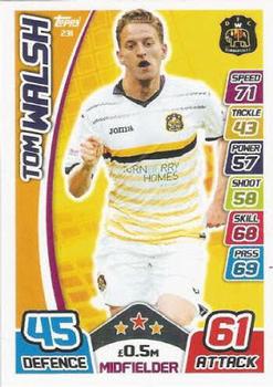 2017-18 Topps Match Attax SPFL #231 Tom Walsh Front