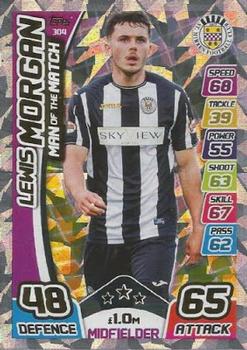 2017-18 Topps Match Attax SPFL #304 Lewis Morgan Front