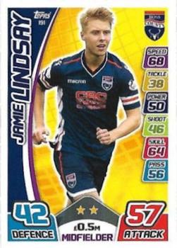 2017-18 Topps Match Attax SPFL #191 Jamie Lindsay Front