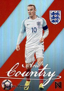 2017 Panini Nobility - For Club And Country #4B Wayne Rooney Front