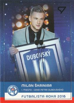 2017-18 SportZoo Futbalové Slovensko - Futbalista Roka 2016 #FR07 Milan Skriniar Front