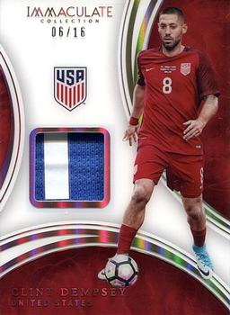 2017-18 Panini Immaculate Collection - Acetate Patches #AP-CD Clint Dempsey Front
