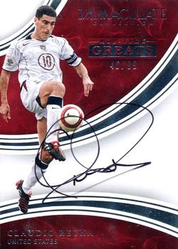 2017-18 Panini Immaculate Collection - All-Time Greats Autographs #AT-CR Claudio Reyna Front