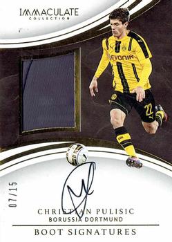 2017-18 Panini Immaculate Collection - Boot Signatures #BS-CP Christian Pulisic Front