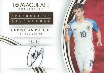 2017-18 Panini Immaculate Collection - Celebration Signatures #CS-CP Christian Pulisic Front