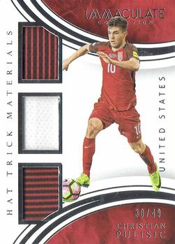 2017-18 Panini Immaculate Collection - Hat Trick Materials #HT-CP Christian Pulisic Front