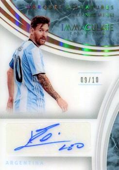 2017-18 Panini Immaculate Collection - Marquee Signatures Gold #MS-LM Lionel Messi Front