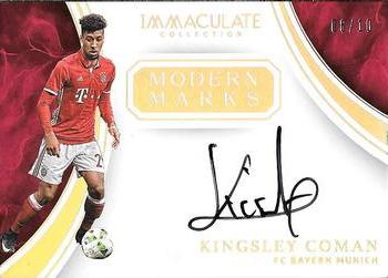 2017-18 Panini Immaculate Collection - Modern Marks Gold #MM-KC Kingsley Coman Front