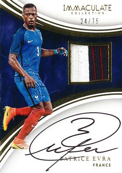 2017-18 Panini Immaculate Collection - Patch Autographs #P-PEV Patrice Evra Front