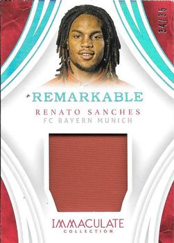 2017-18 Panini Immaculate Collection - Remarkable Memorabilia Blue #RM-RS Renato Sanches Front