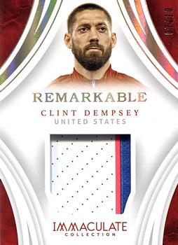 2017-18 Panini Immaculate Collection - Remarkable Memorabilia Gold #RM-CD Clint Dempsey Front
