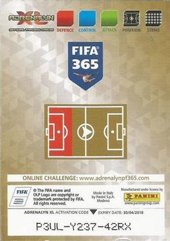 2017-18 Panini Adrenalyn XL FIFA 365 #7 Sergio Ramos Back