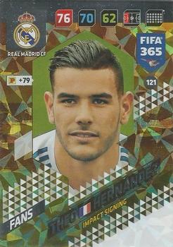 2017-18 Panini Adrenalyn XL FIFA 365 #121 Theo Hernández Front