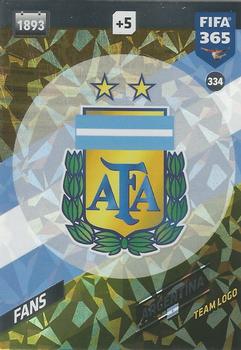2017-18 Panini Adrenalyn XL FIFA 365 #334 Country Badge Front