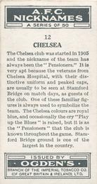 1933 Ogden’s Cigarettes AFC Nicknames #12 Chelsea Back