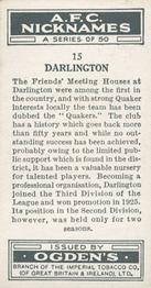 1933 Ogden’s Cigarettes AFC Nicknames #15 Darlington Back