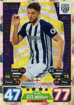 2017-18 Topps Match Attax Premier League - Man of the Match #433 Jay Rodriguez Front
