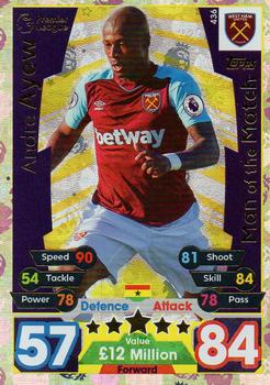 2017-18 Topps Match Attax Premier League - Man of the Match #436 Andre Ayew Front