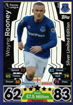 2017-18 Topps Match Attax Premier League - Limited Edition Silver #LE6S Wayne Rooney Front
