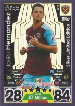 2017-18 Topps Match Attax Premier League - Limited Edition Silver #LE7S Javier Hernandez Front