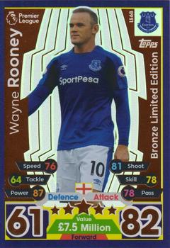 2017-18 Topps Match Attax Premier League - Limited Edition Bronze #LE6B Wayne Rooney Front
