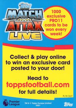 2017-18 Topps Match Attax Premier League - Pro 11 Match Attax Live code cards #PL18-CIL01 Paul Pogba Back