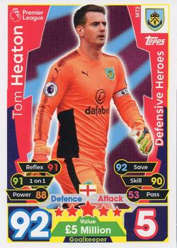 2017-18 Topps Match Attax Premier League - Mega Tin Exclusives : Defensive Heroes #MT2 Tom Heaton Front