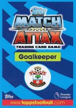 2017-18 Topps Match Attax Premier League - Mega Tin Exclusives : Defensive Heroes #MT10 Fraser Forster Back