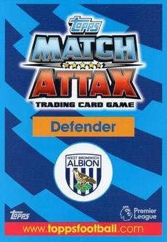 2017-18 Topps Match Attax Premier League - Mega Tin Exclusives : Defensive Heroes #MT14 Craig Dawson Back