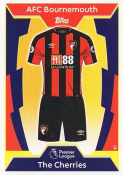 2017-18 Topps Match Attax Premier League - Kit #K1 AFC Bournemouth Front