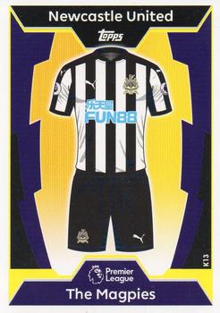 2017-18 Topps Match Attax Premier League - Kit #K13 Newcastle United Front