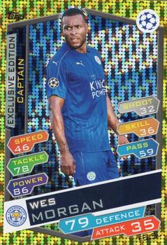 2016-17 Topps Match Attax UEFA Champions League - Exclusive Edition #S6 Wes Morgan Front