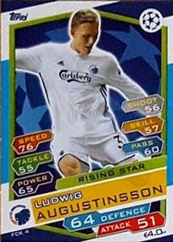 2016-17 Topps Match Attax UEFA Champions League - Nordic Edition - FC København #FCK4 Ludwig Augustinsson Front