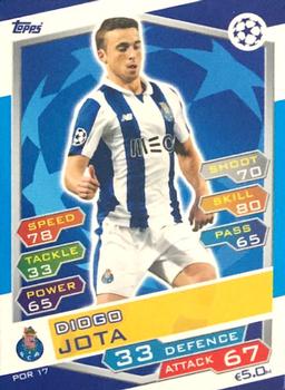 2016-17 Topps Match Attax UEFA Champions League - FC Porto Update #POR17 Diogo Jota Front