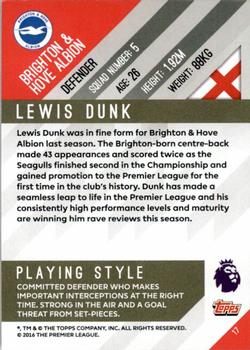 2017-18 Topps Premier Gold #17 Lewis Dunk Back