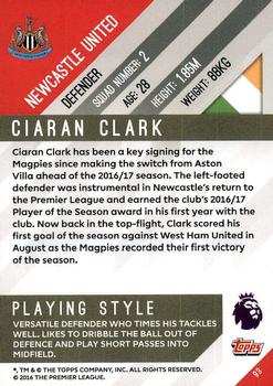 2017-18 Topps Premier Gold #93 Ciaran Clark Back