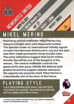 2017-18 Topps Premier Gold #95 Mikel Merino Back