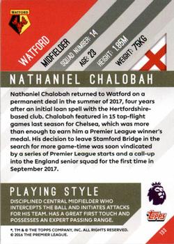 2017-18 Topps Premier Gold #133 Nathaniel Chalobah Back